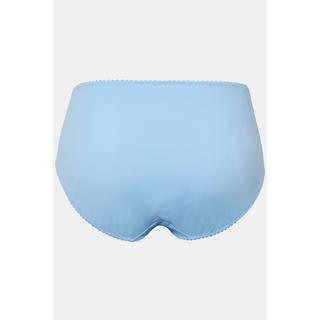 Ulla Popken  Slip midi in morbida microfibra con inserto di pizzo 