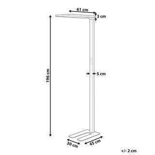 Beliani Stehleuchte aus Aluminium Modern ORION  