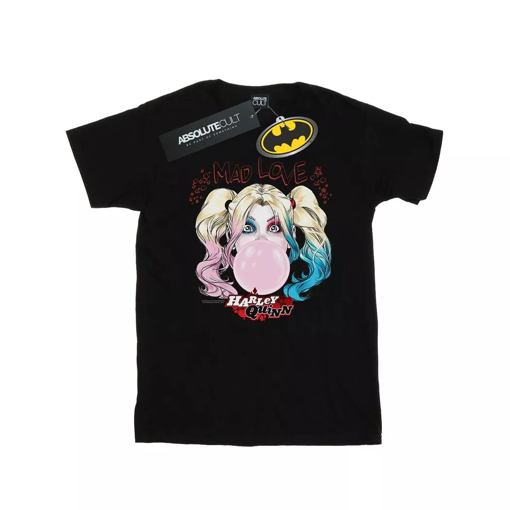 DC COMICS - Mad Love TShirt, für Damen, Schwarz, Größe XL