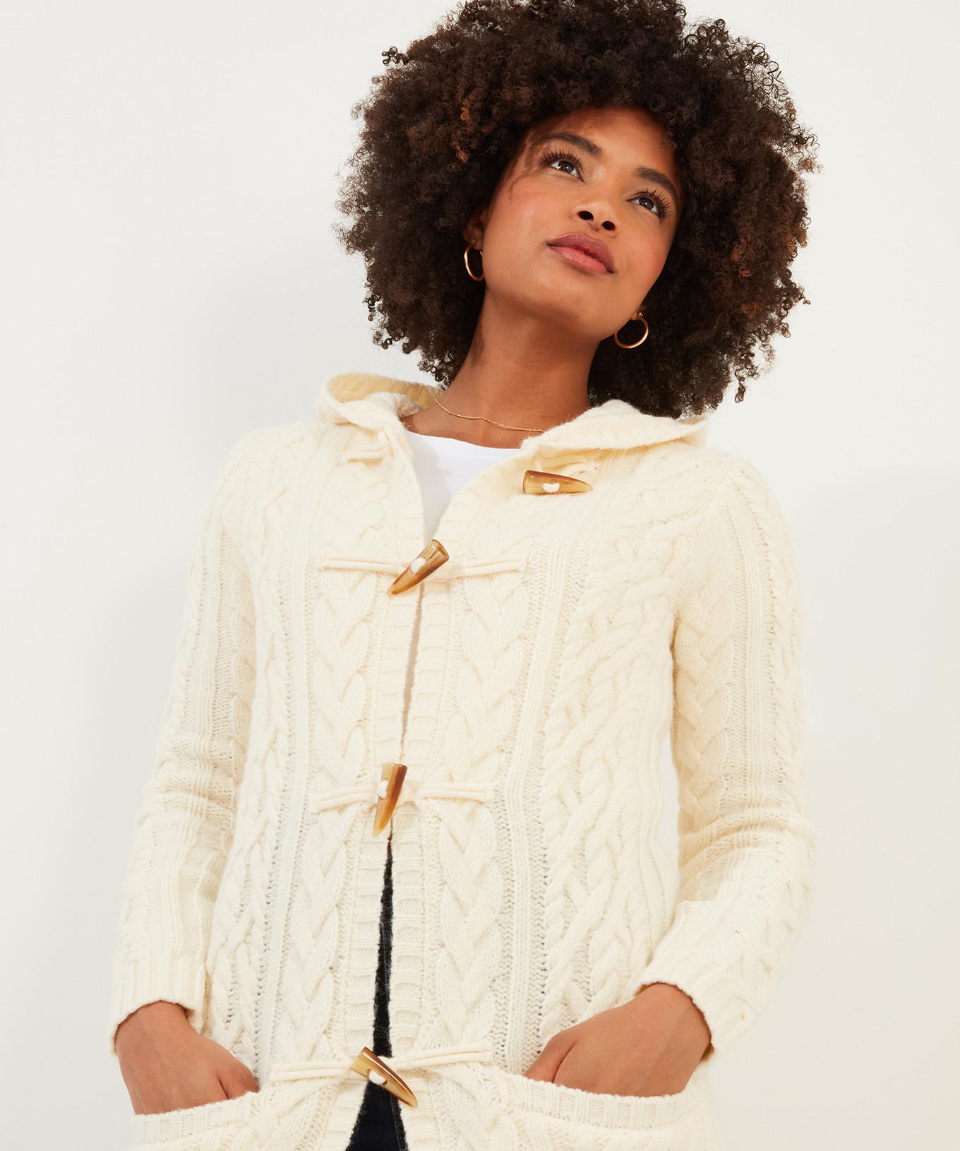 Joe Browns  Strickjacke mit Kapuze in Grobstrick 