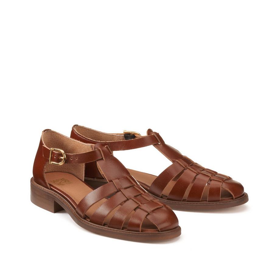 La Redoute Collections  Geschlossene Sandalen aus Leder 