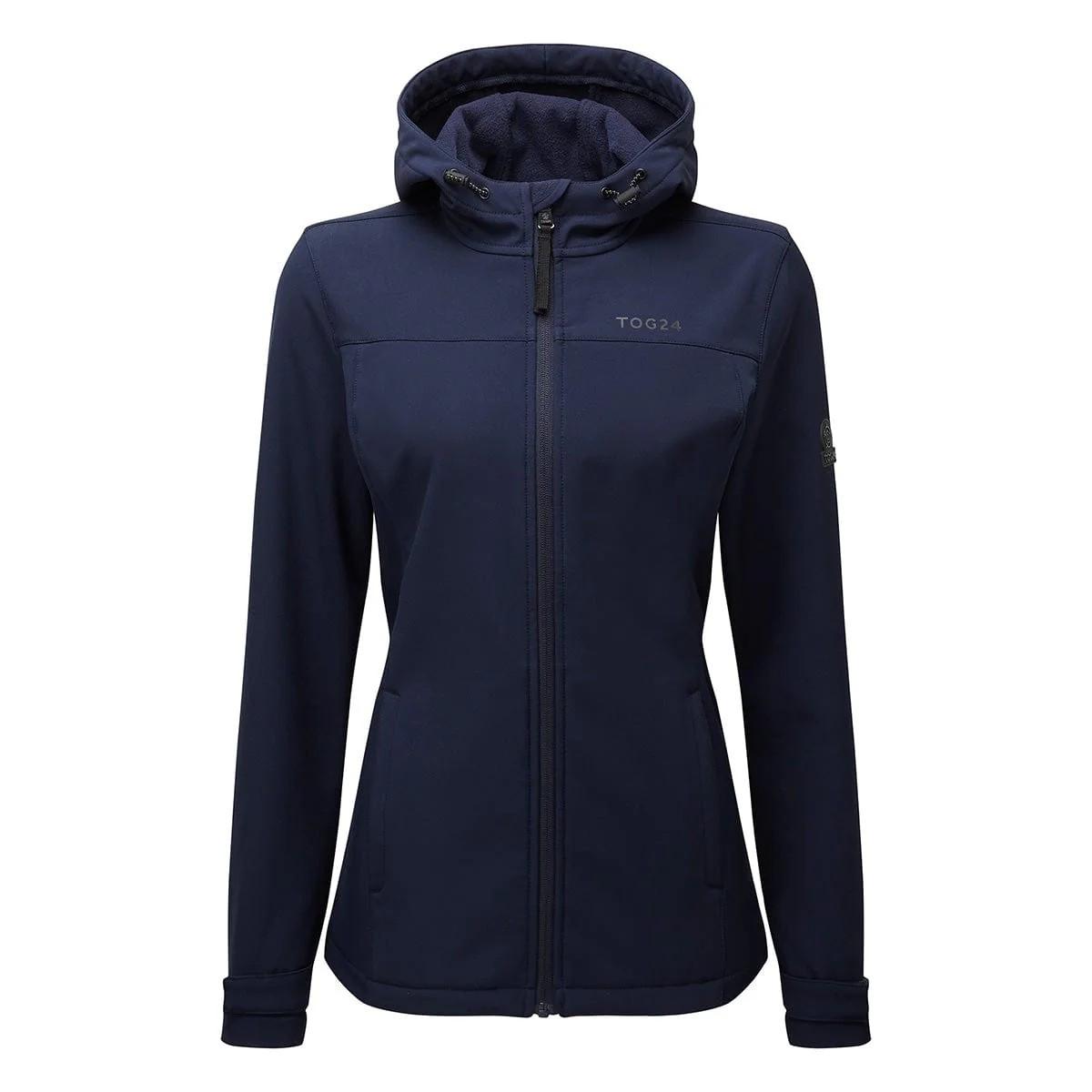 Image of Keld Softshelljacke Mit Kapuze Damen Marine 50