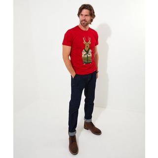 Joe Browns  Neuheit Weihnachtshirsch Grafik Tee 