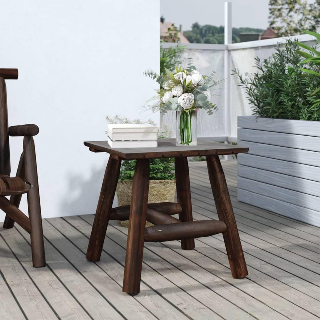 VidaXL Table d'appoint bois  