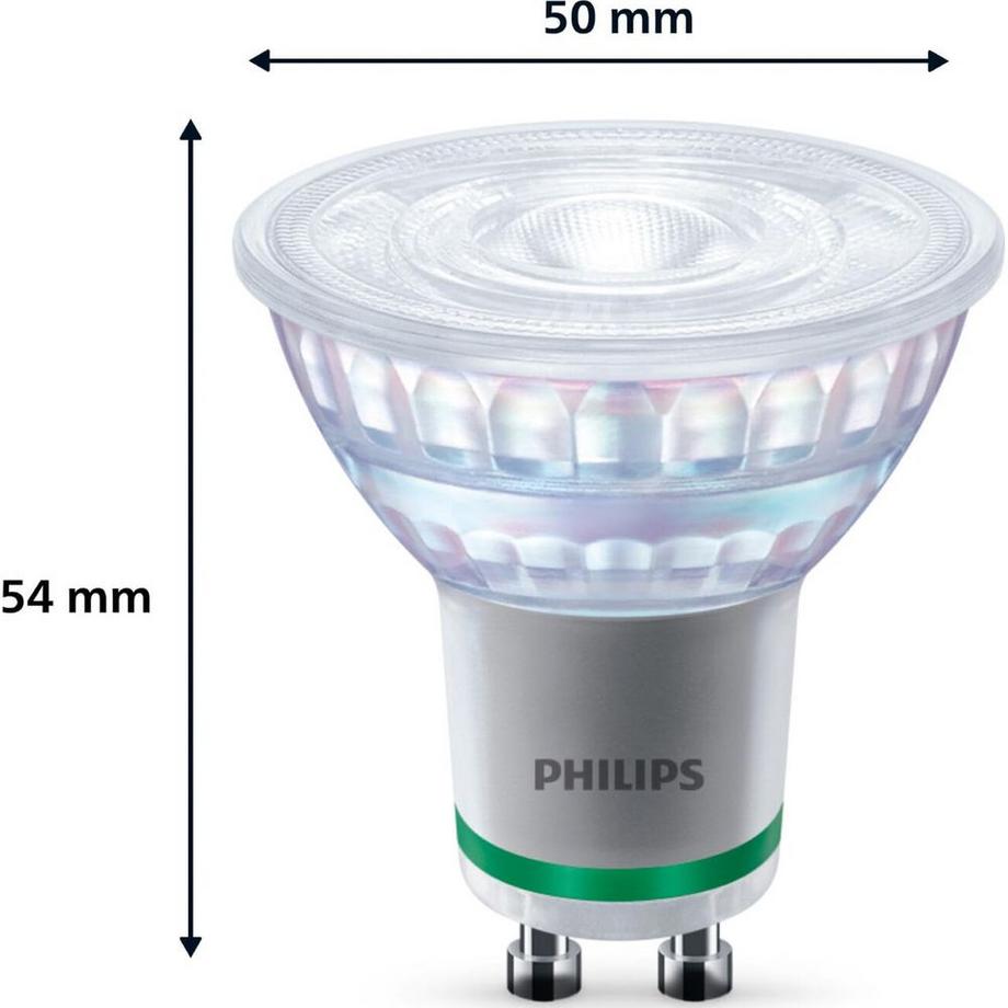 PHILIPS Faretto LED GU10 50W 375lm 3000K Classe energetica A  
