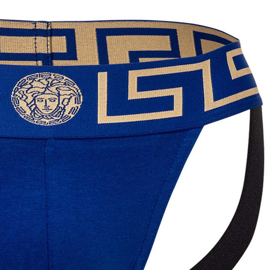 VERSACE Topeka Jockstrap in Cotone Biologico Bi-Stretch  