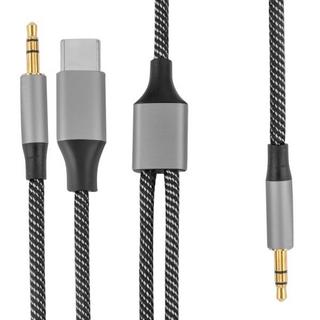 4smarts  4smarts 456907 Audio-Kabel 1 m 3.5mm USB Type-C + 3.5mm Schwarz, Grün 