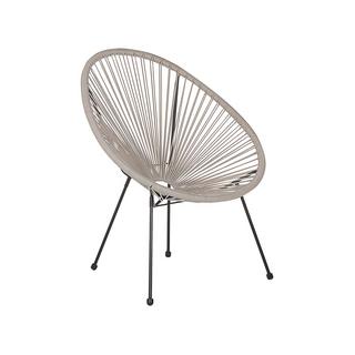 Beliani Bistro Set aus PE Rattan Boho ACAPULCO II  