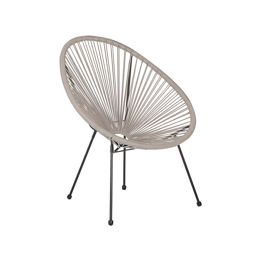 Beliani Ensemble pour bistro en Polyrotin Boho ACAPULCO II  