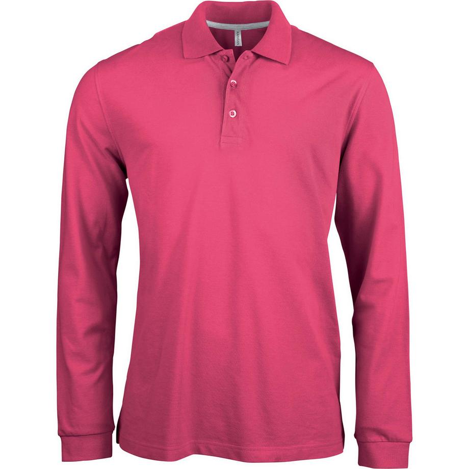 langärmeliges polo-shirt