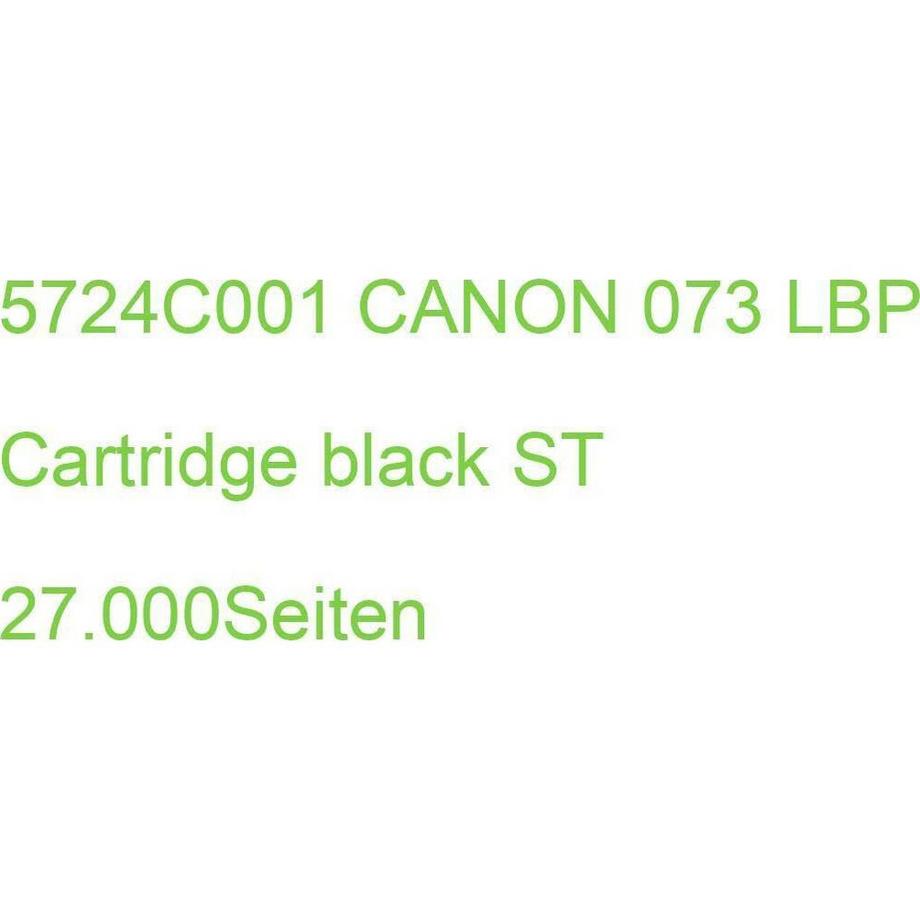 Canon  Toner 073  5724C001 Black 