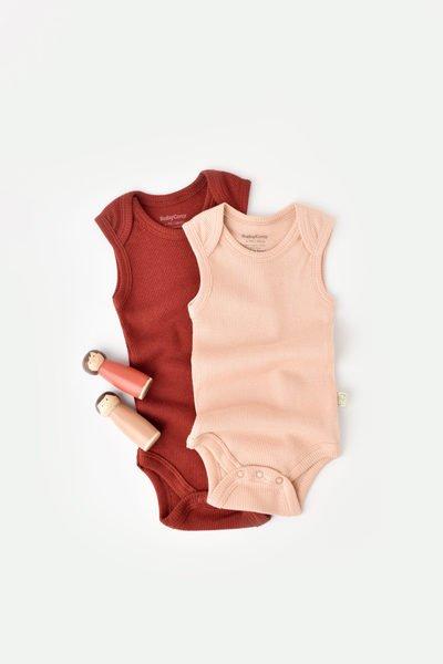 BabyCosy Organic  Body, ärmellos, 2 Pack 