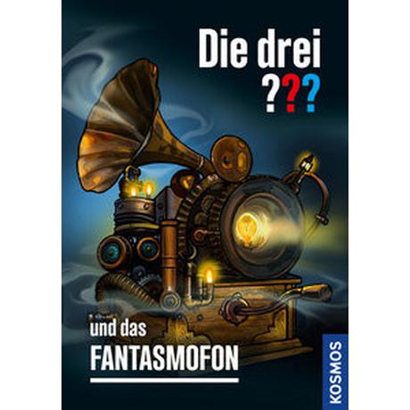 Die drei ??? und das Fantasmofon Erlhoff, Kari; Christoph, Silvia (Illustrationen) Copertina rigida 