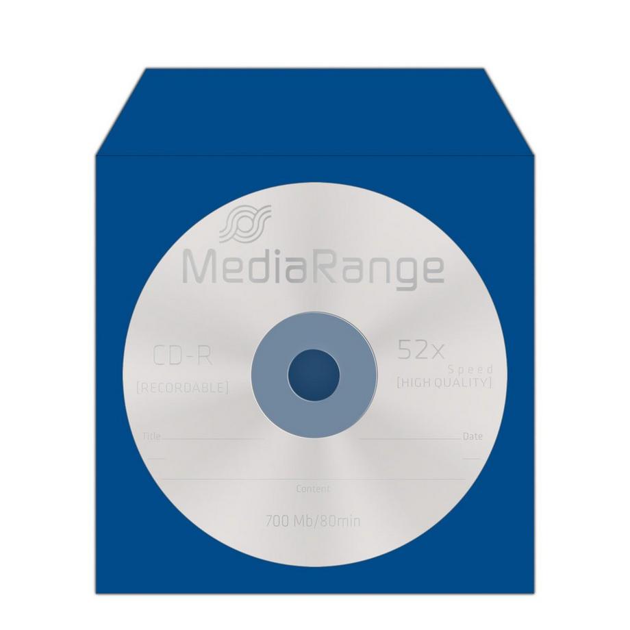 MediaRange  CD-Tasche Papier 