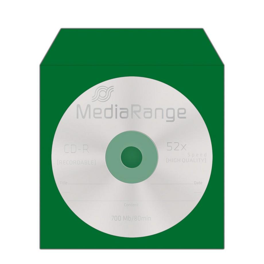MediaRange  CD-Tasche Papier 