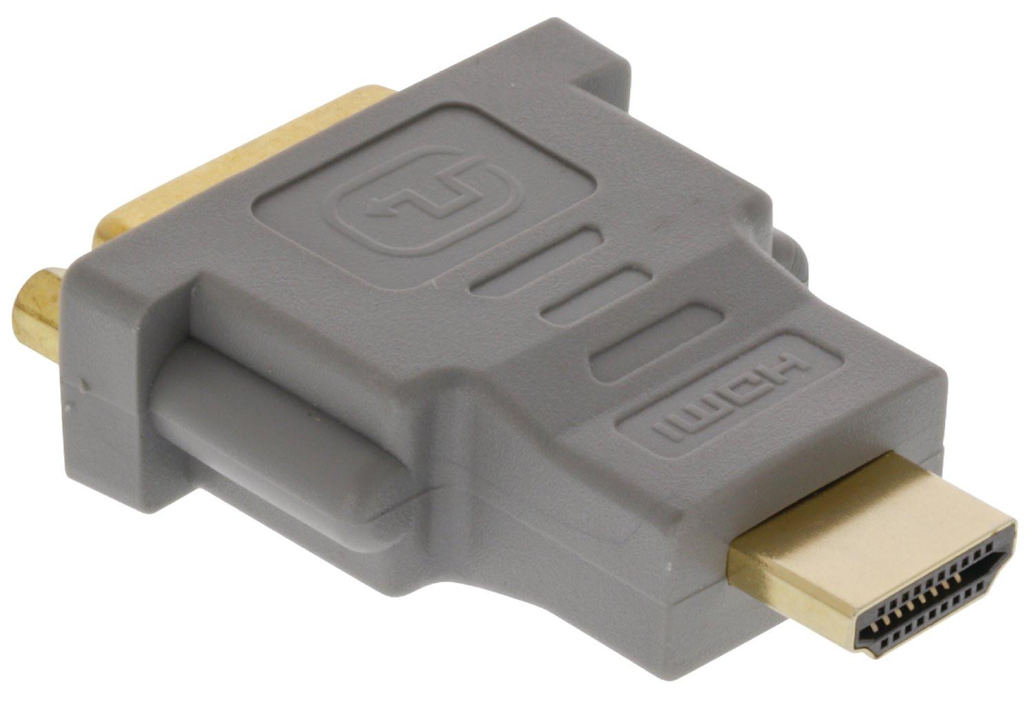 Nedis  Adaptateur HDMI haute vitesse Connecteur HDMI - DVI-D 24+1p femelle Gris 