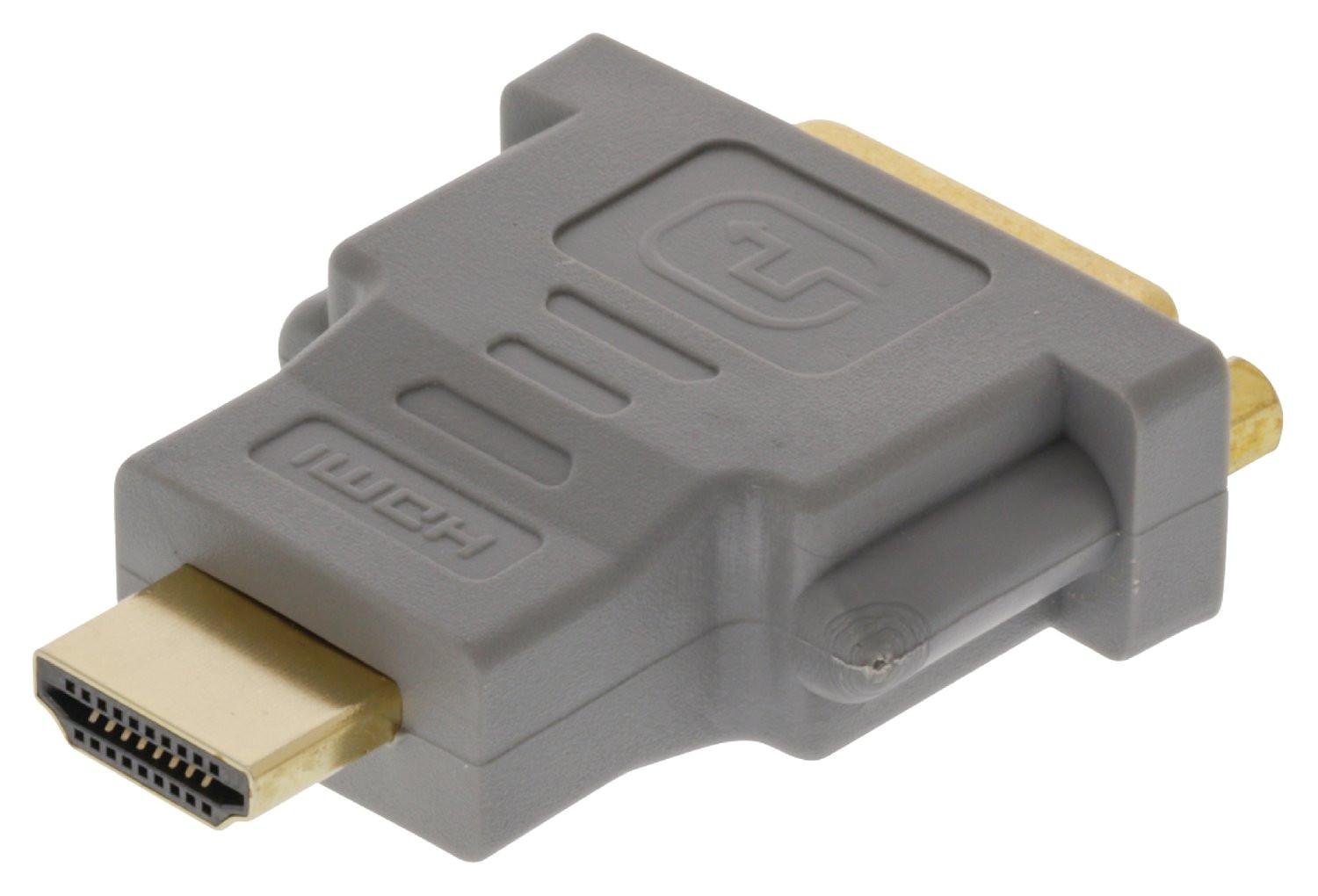 Nedis  Adaptateur HDMI haute vitesse Connecteur HDMI - DVI-D 24+1p femelle Gris 