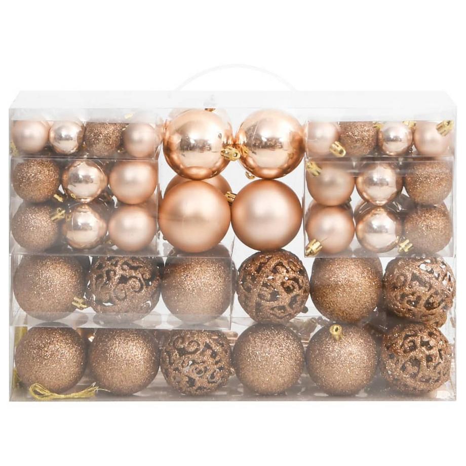 VidaXL Weihnachtskugel set styropor  