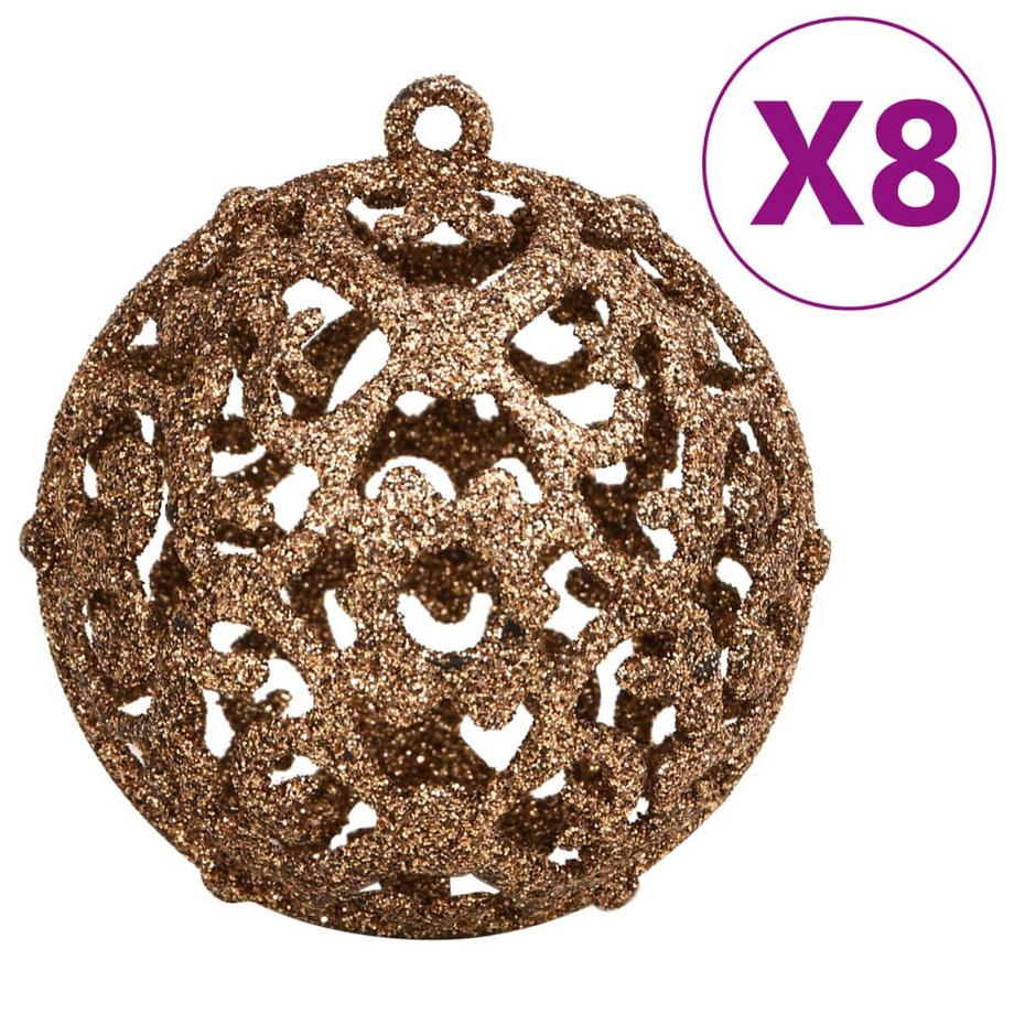 VidaXL Weihnachtskugel set styropor  