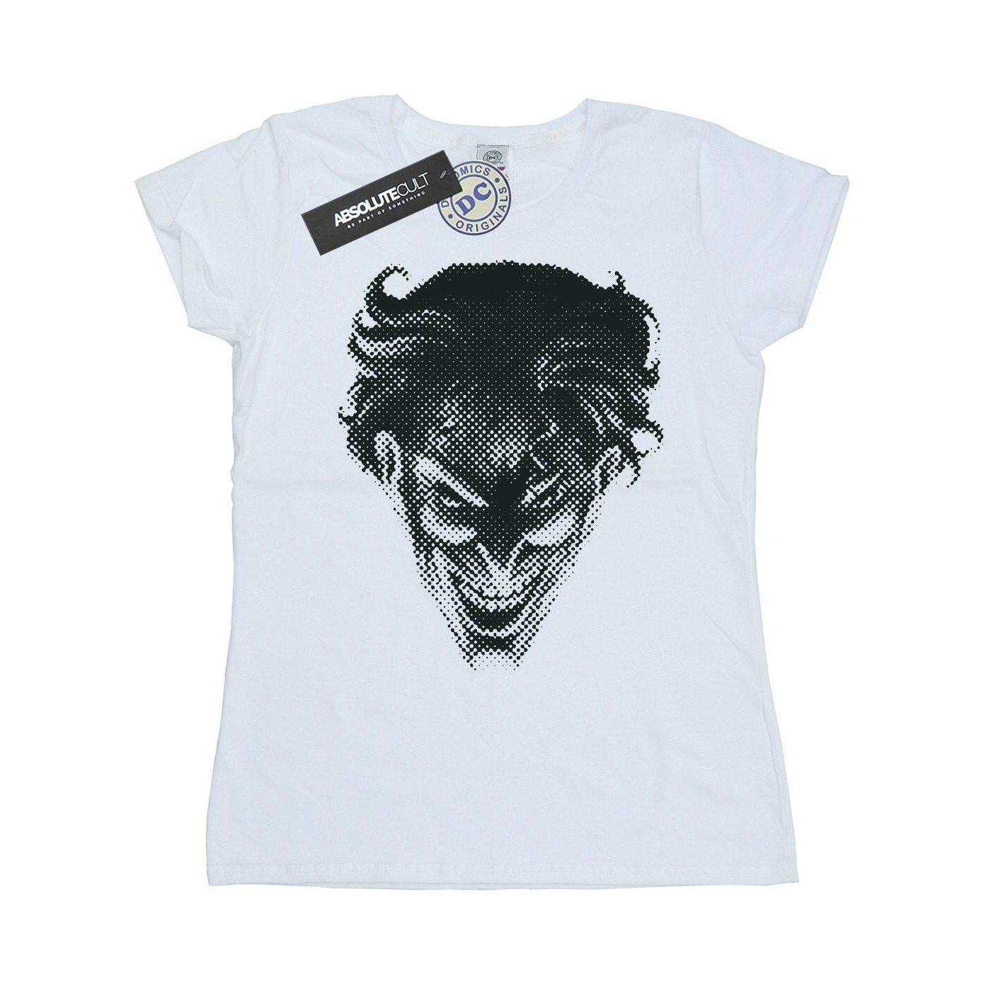 Image of The Joker Spot Face Tshirt Damen Weiss M