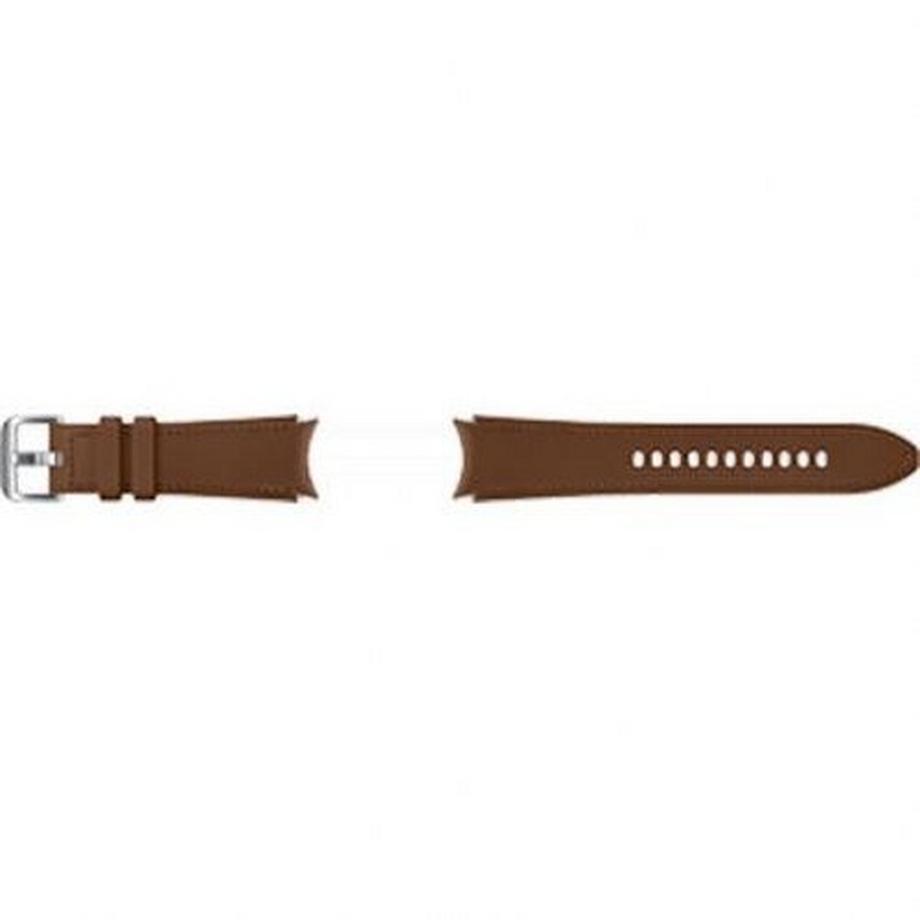 SAMSUNG  Leder-Hybridarmband für  Galaxy Watch 4 Classic 130 mm M/L Camel 
