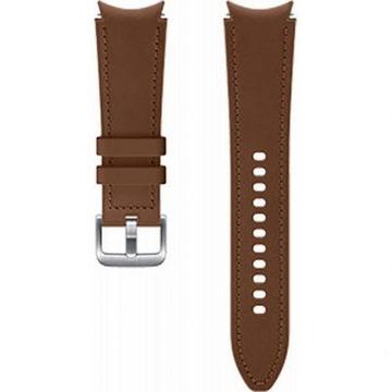 Bracelet Hybride en cuir pour  Galaxy Watch 4 Classic 130mm M/L Camel