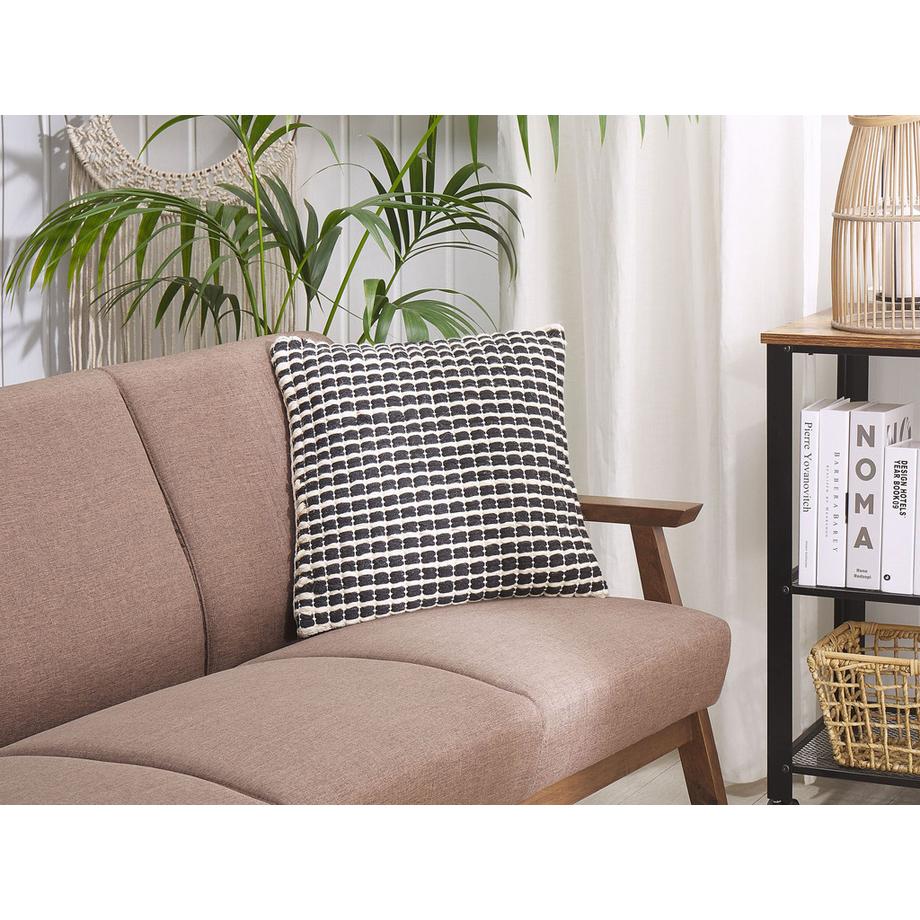 Beliani Dekokissen 2er Set aus Baumwolle Modern YONCALI  