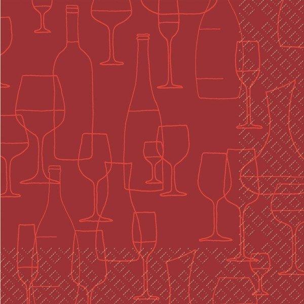 Image of STEWO Serivette Benoit 33x33cm 2572569424 bordeaux FSC 20 Stück STEWO Serivette Benoit 33x33cm 2572569424 bordeaux FSC 20 Stück