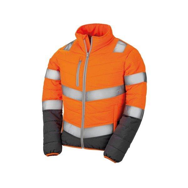 Image of Safeguard Weiche Safety Jacke Damen Orange M