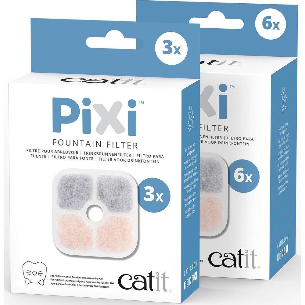 Catit  Pixi Filtro per fontane Confezione da 3 