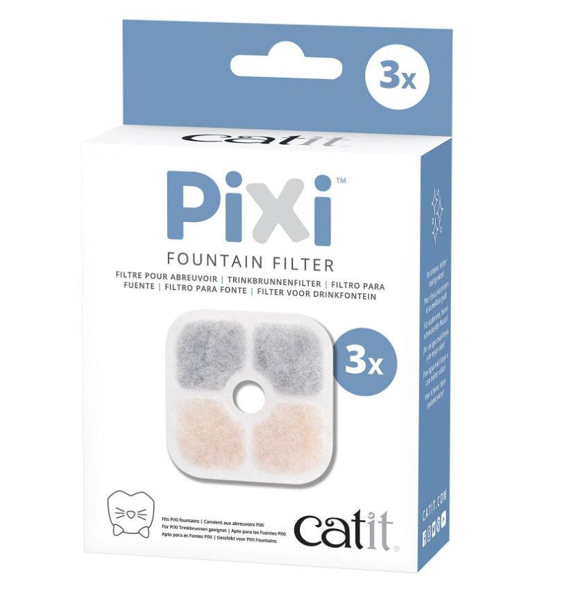 Catit  Pixi Fontaine à eau filtre pack de 3 