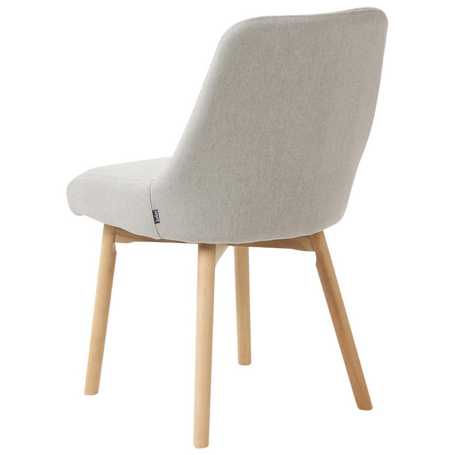 Beliani Esszimmerstuhl 2er Set aus Stoff Minimalistisch MELFORT  
