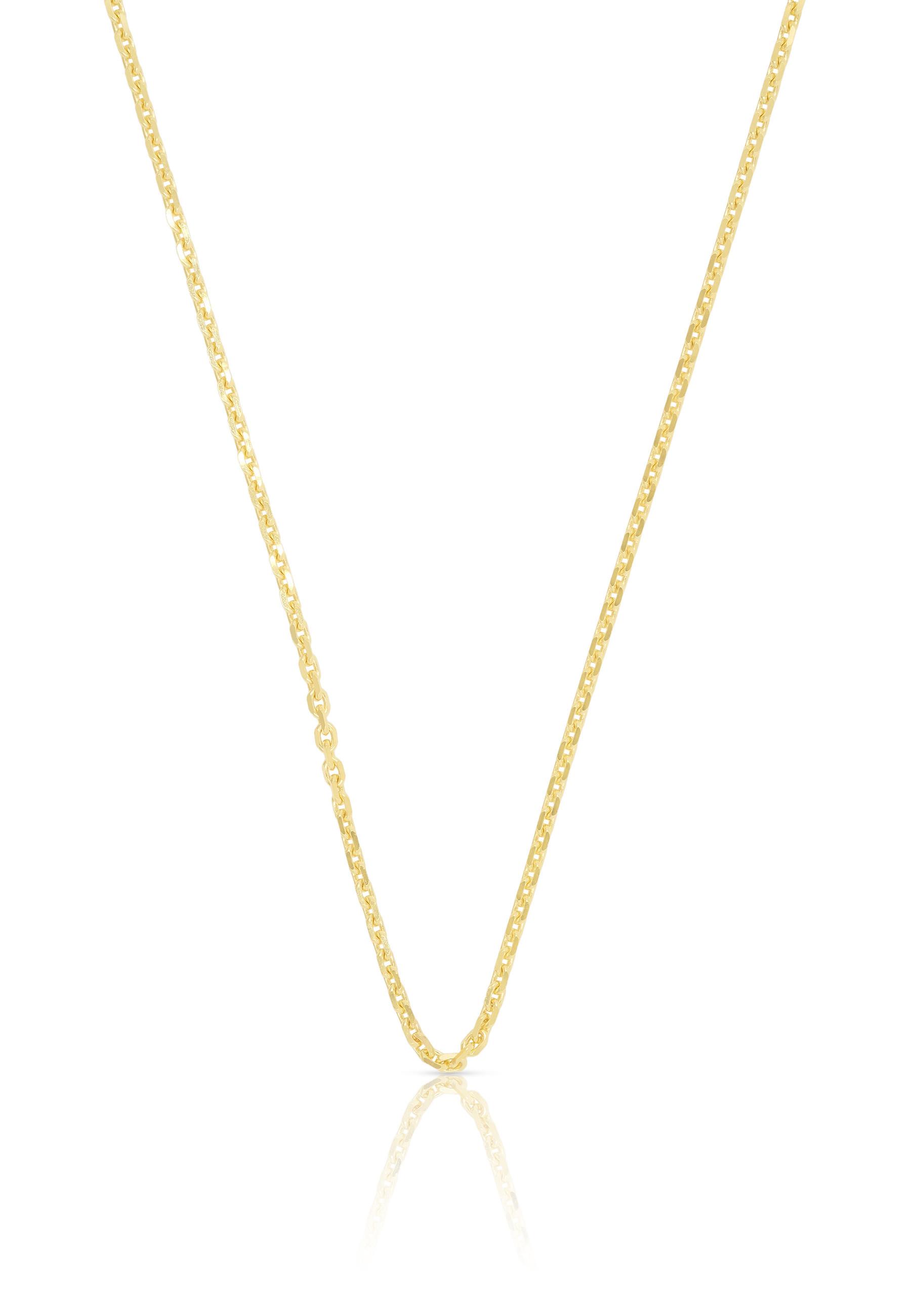 MUAU Schmuck  Collier Anker Gelbgold 585, 1.6mm, 40cm 