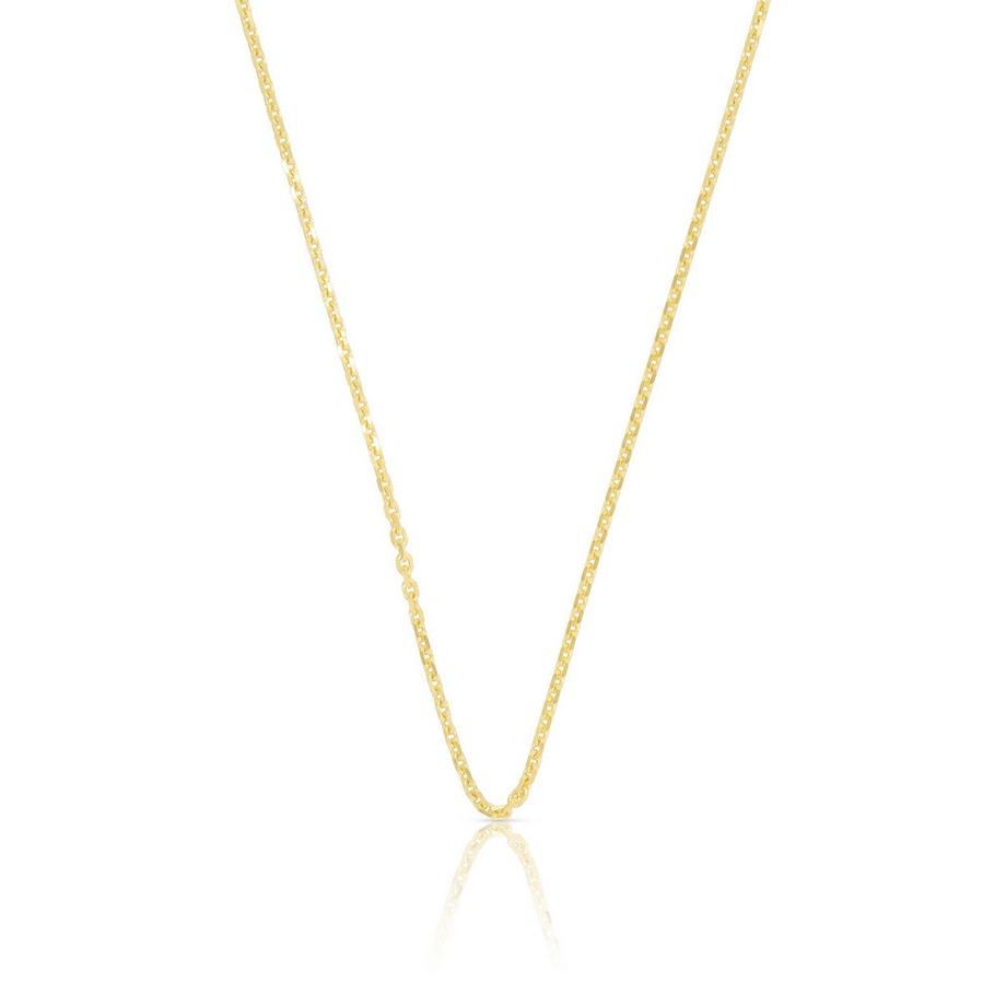 Collier forçat or jaune 585, 1.6mm, 40cm