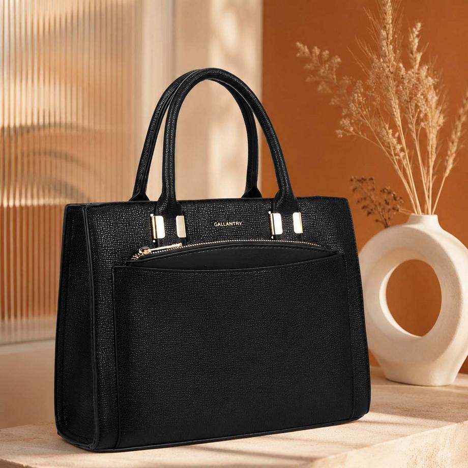 Gallantry Sac à Main Structuré avec Poche Zippée Avant  