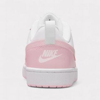 NIKE  Court Borough Low 2 - White Pink Foam (GS) 