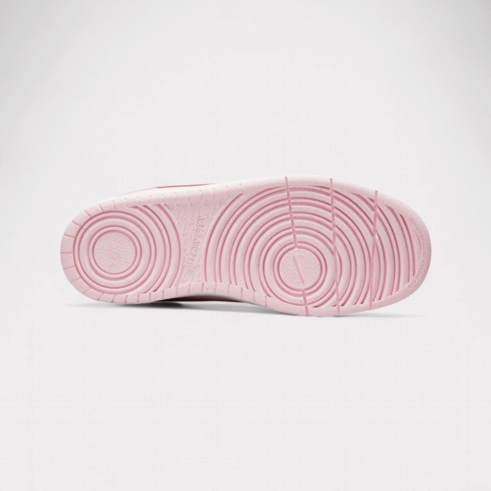 NIKE  Court Borough Low 2 - White Pink Foam (GS) 