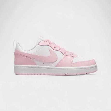 NIKE  Court Borough Low 2 - White Pink Foam (GS) 