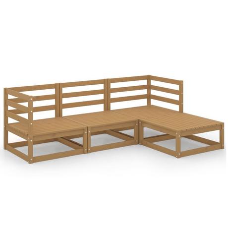 VidaXL Ensemble de meubles de jardin bois de pin  