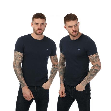 EMPORIO ARMANI T-Shirt Rundhalsausschnitt 2er Pack  