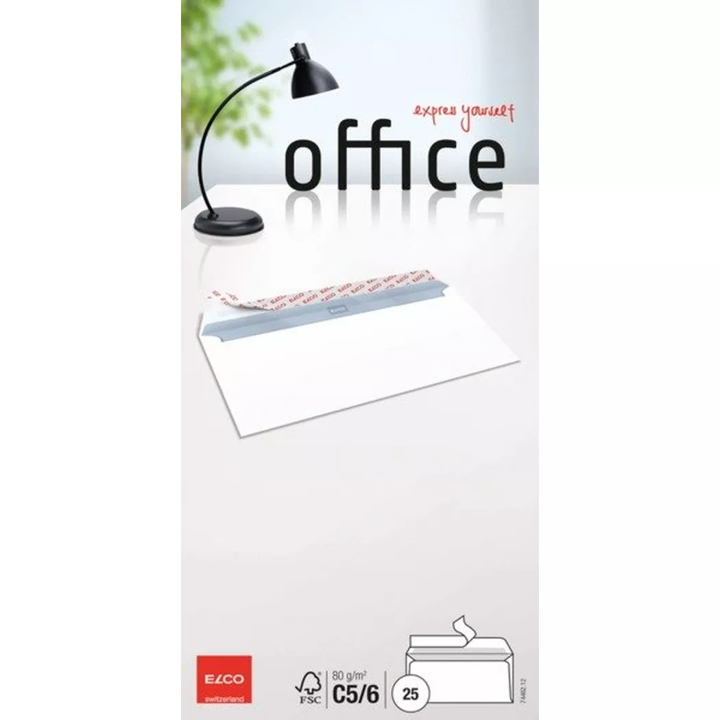 ELCO Briefumschläge Office DIN lang+ 25 St./Pack.