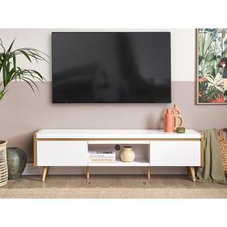 Beliani Meuble TV en MDF Scandinave CUSTER  