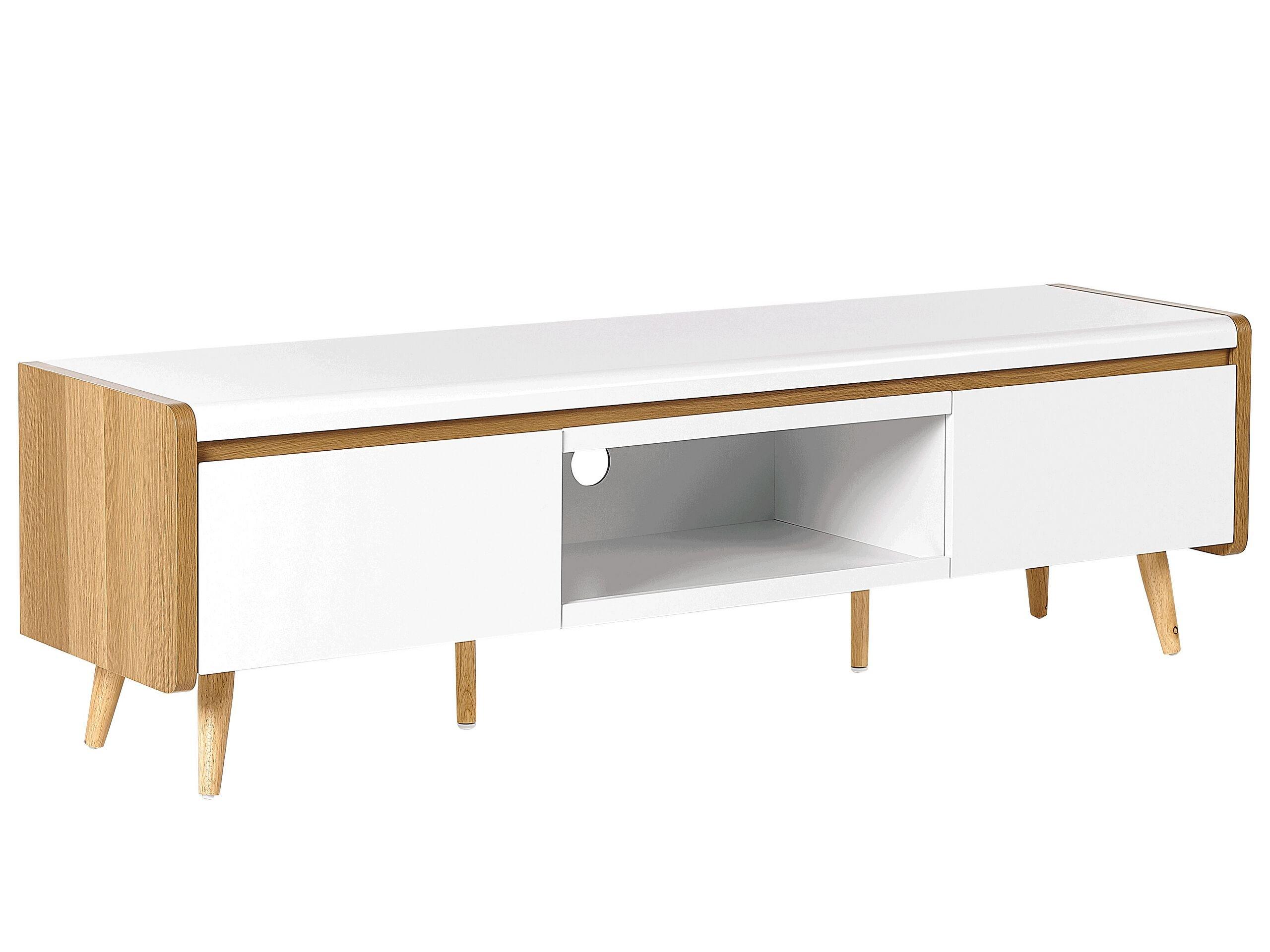 Beliani Meuble TV en MDF Scandinave CUSTER  