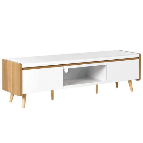 Beliani Meuble TV en MDF Scandinave CUSTER  