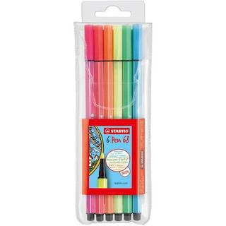 STABILO STABILO Fasermaler Pen 68 1mm 6806-1 6 Farben neon  