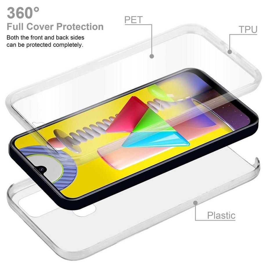 Cadorabo  Hülle für Samsung Galaxy M31 360° Full Body Front- und Rückenschutz 