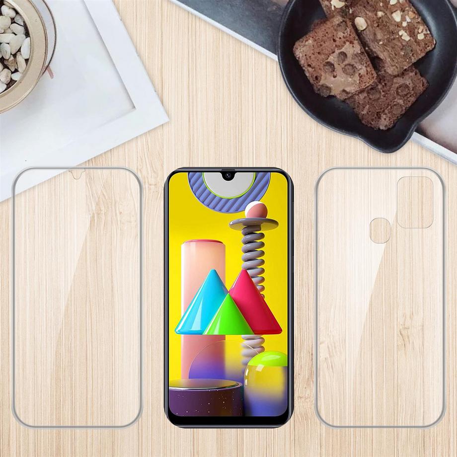 Cadorabo  Hülle für Samsung Galaxy M31 360° Full Body Front- und Rückenschutz 