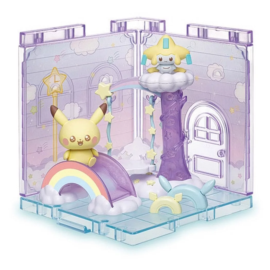 The Pokemon Company - PokePeace Starry Sky Park Pikachu and Jirachi, Multicolor