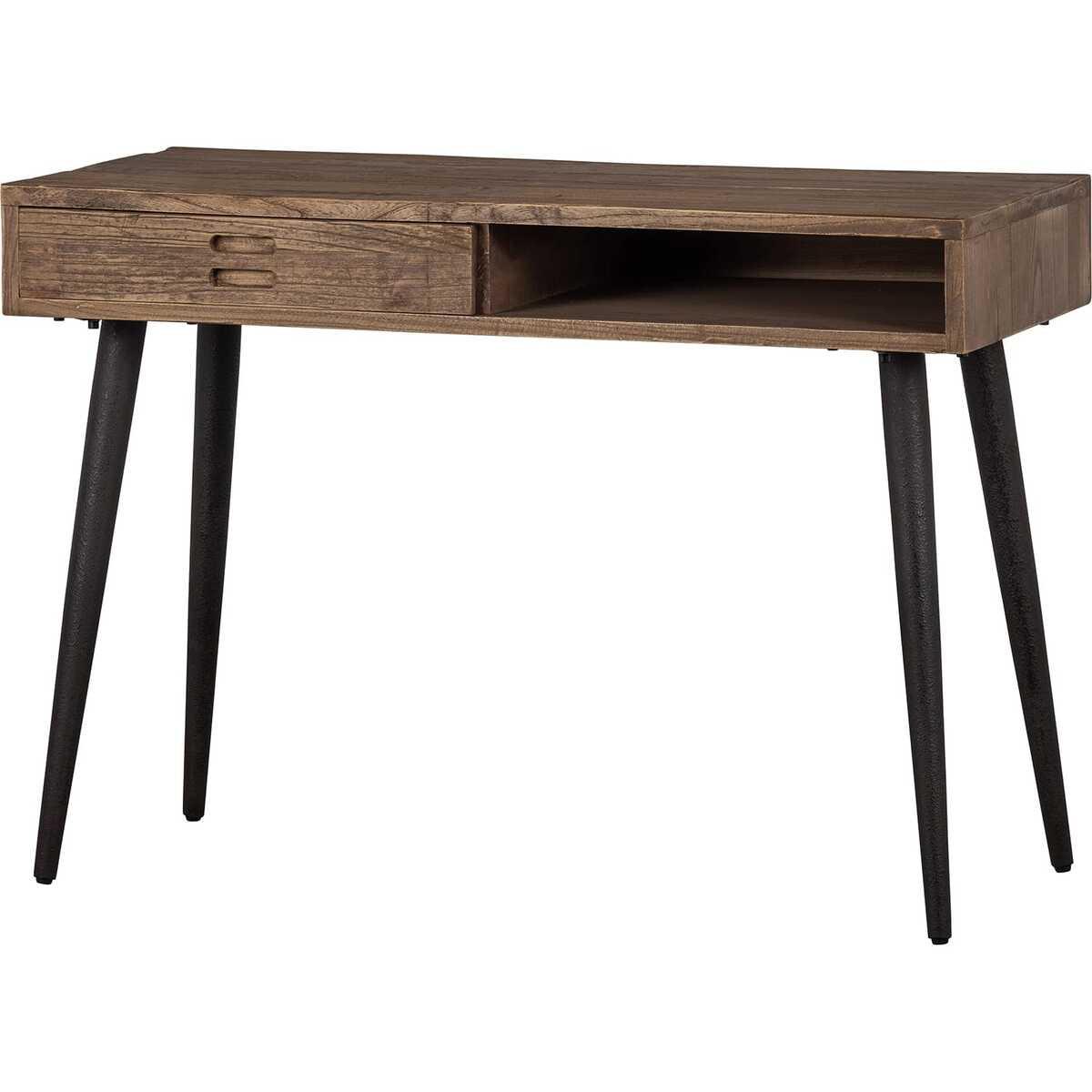 Image of Schreibtisch Maddox Recyclingholz natur 110x50 Schreibtisch Maddox Recyclingholz natur 110x50