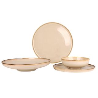 Bonna  Ensembles de vaisselle - Sand Hygge  - 24 pièces - 6 Personnes - Porcelaine 